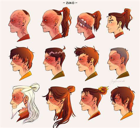 zuko hair|zuko avatar with hair.